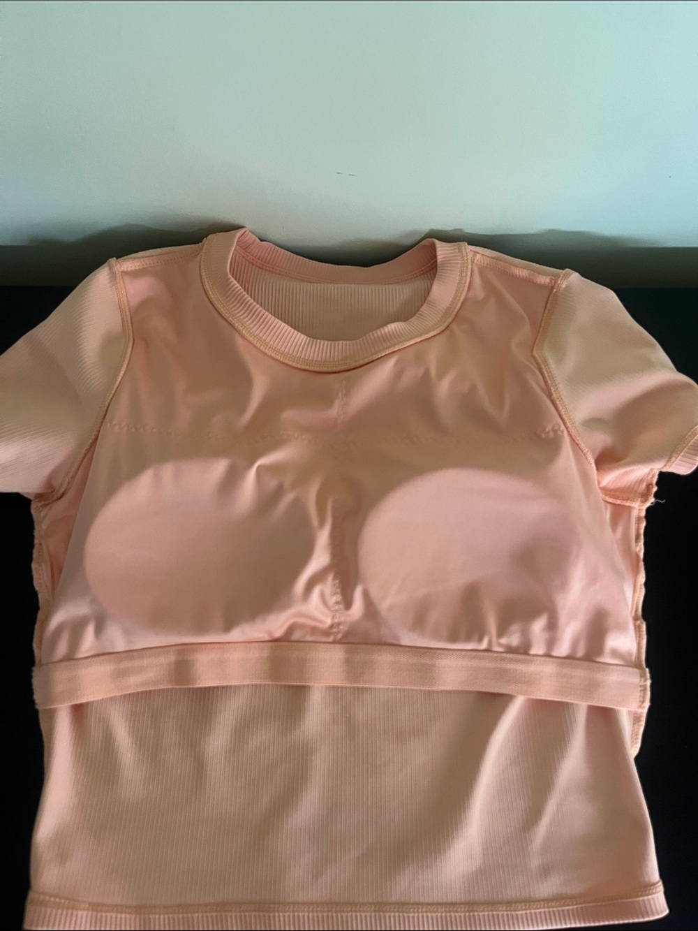 Move Theology Ribbed Top With Built In Bra - Picture 5 of 12